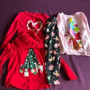 Girls Winter Holiday Clothing Bundle | 5T | 4 Pieces